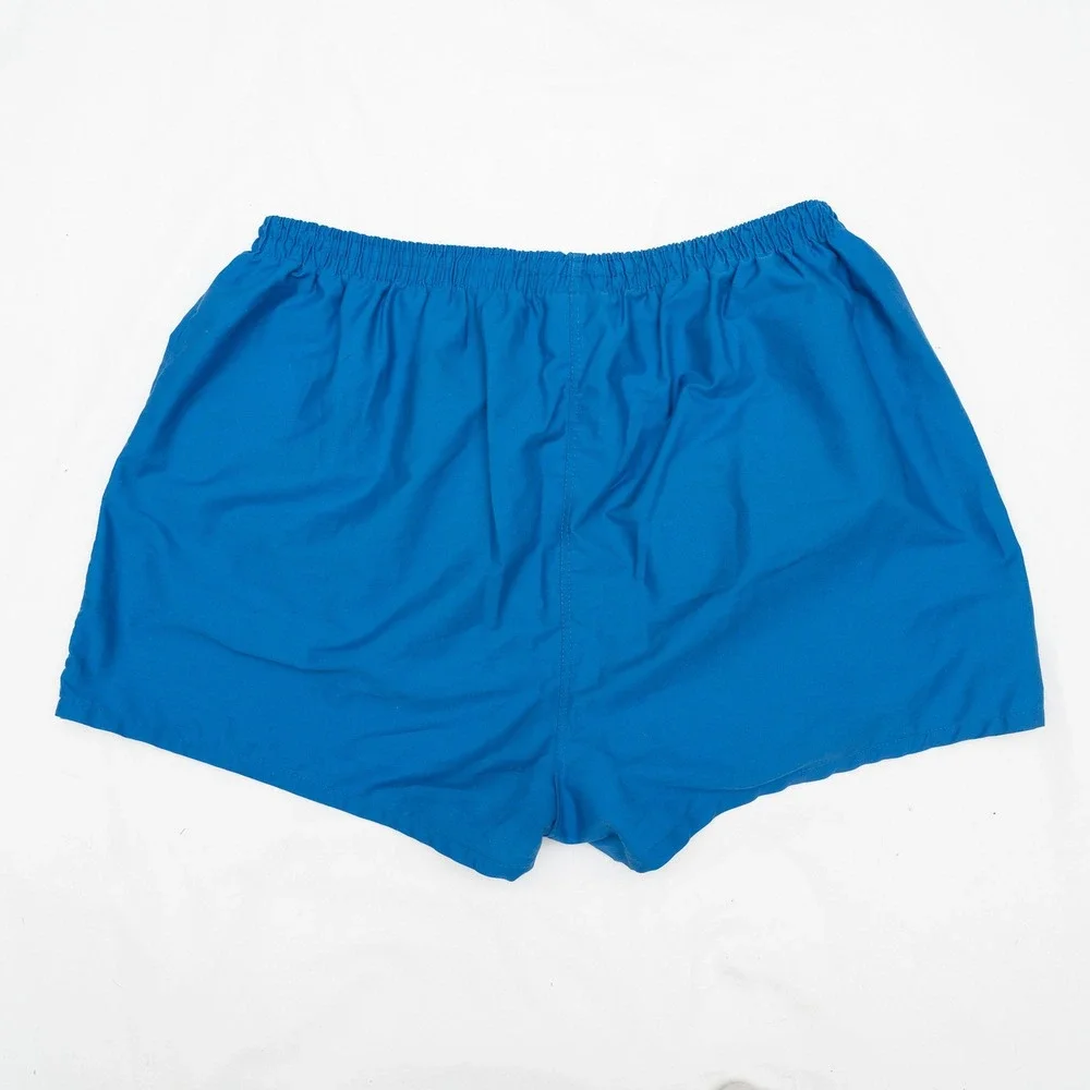 Vintage 70s Sears Kings Road Stout Swim‎ Trunk Short Lined Blue XL
